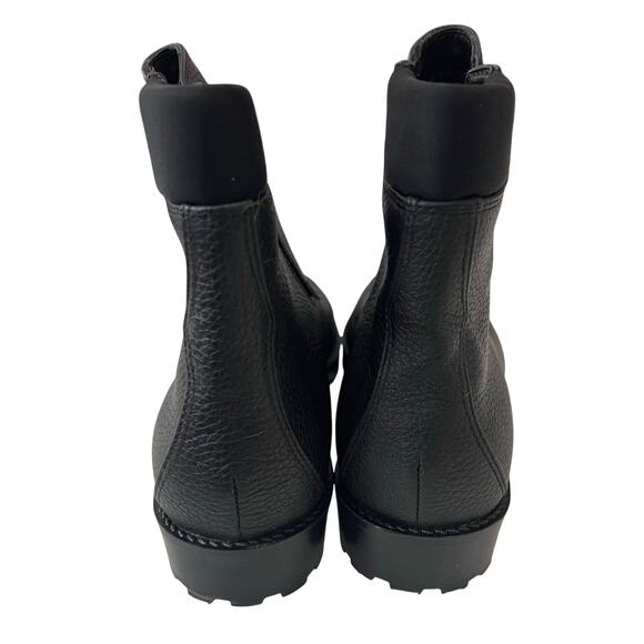 AJ Valenci Women's Black Short Boots Ankle Leather Size 8 M NEW - Picture 6 of 11